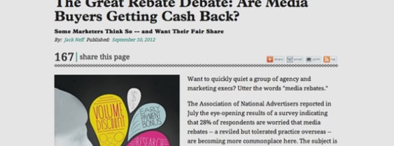 the great rebate debate